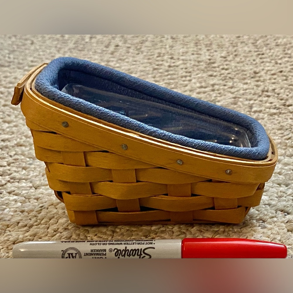 Longaberger cilantro basket.